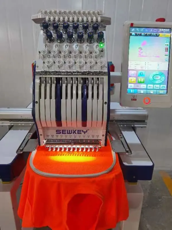 Sk-1201CT Single Head Industrial Embroidery Machine (Three-in-one)
