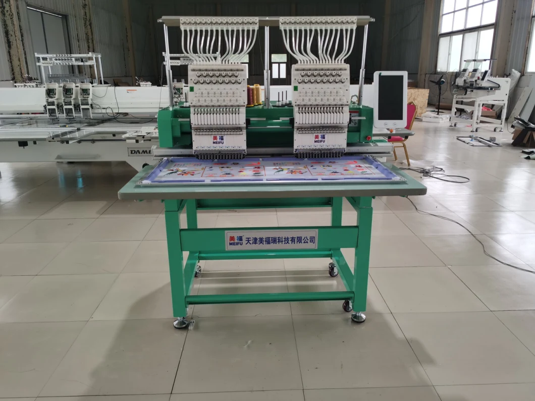 Hotsell Two Heads Cap Embroidery Machine Factory Price Made in China