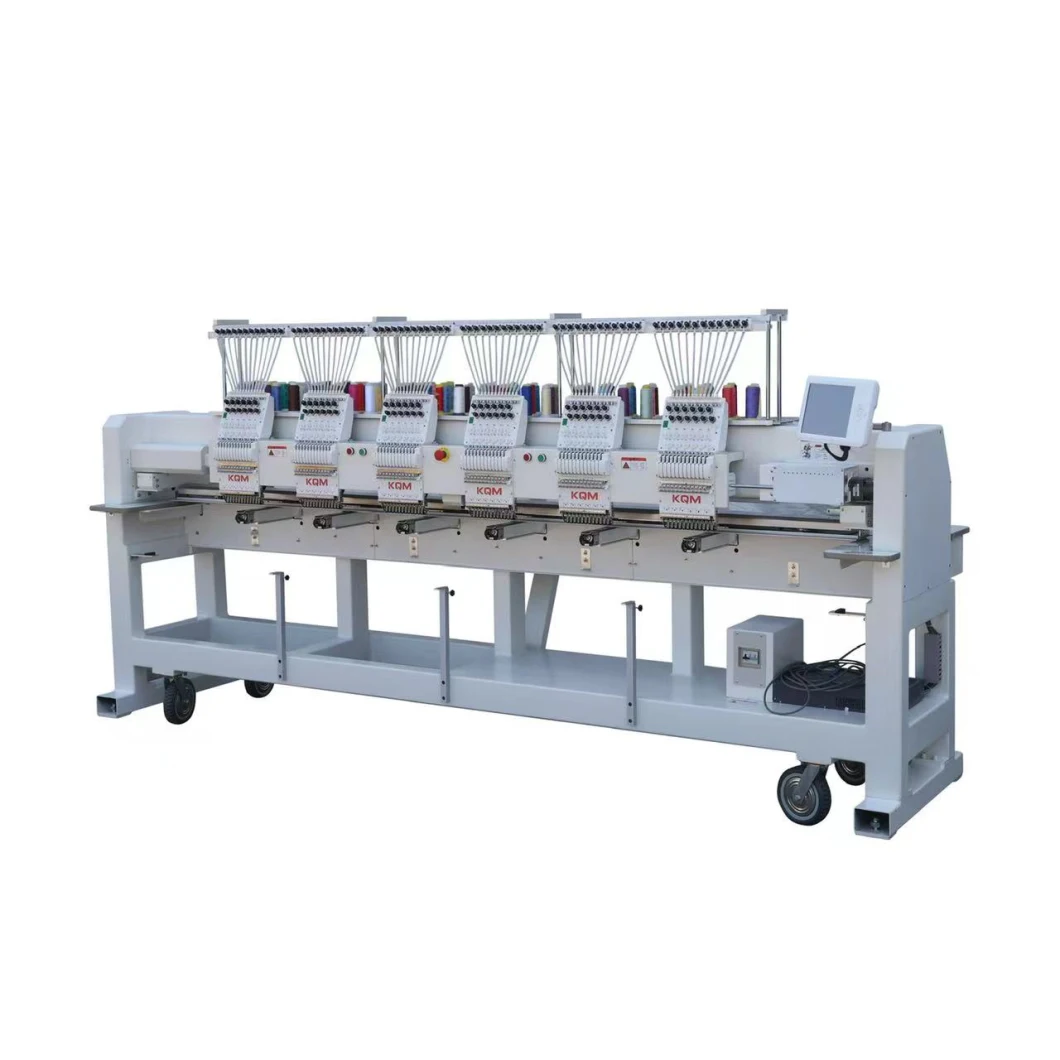 High Speed 1200rpm Six Heads Computerized Embroidery 2/4/6 Head Embroidery Machine China Best Factory Price Brother Sewing Machine
