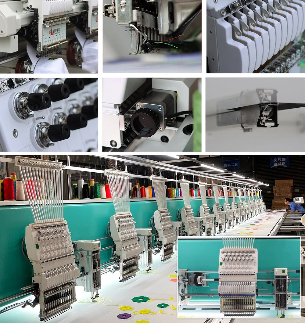 Fashionable Twh One Head Computer 500*400 Used Embroidery Machine