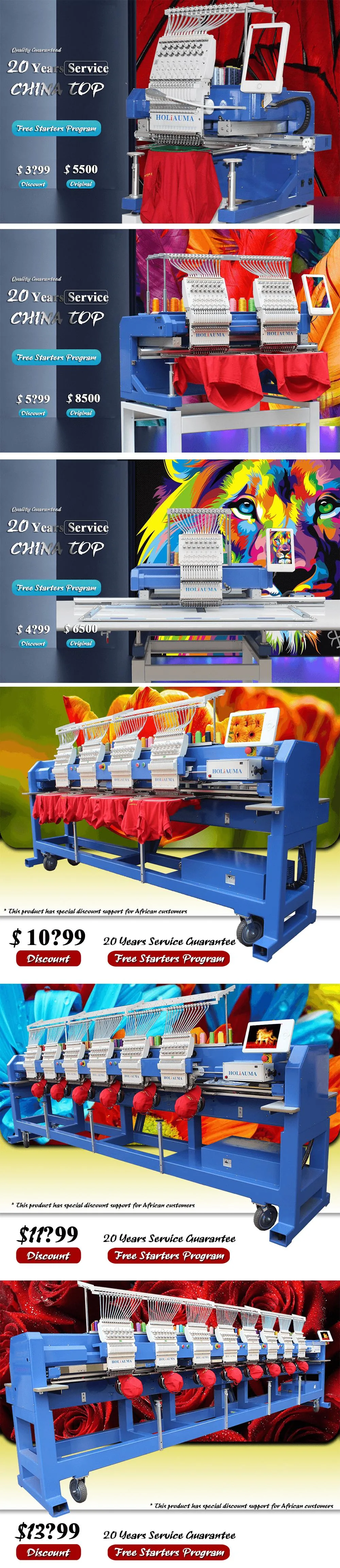 5 Years Warranty! ! ! Multihead Computer Automatic Sewing Embroidery Machine Max Speed 1000 Rpm Brother Pr 600 Embroidery Machine